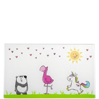 LEONARDO - Brettchen - Bambini - Flamingo/Einhorn/Panda - 25 x15 cm