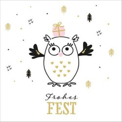 PPD - Servietten - Frohes Fest - 33 x 33 cm - 20 Stk