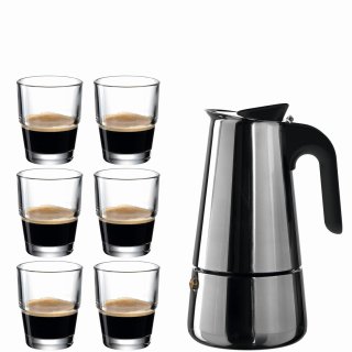 LEONARDO - Espressobereiter-Set - 7-teilig