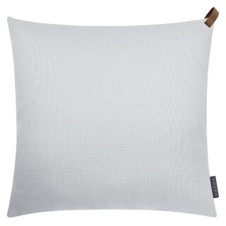 MAGMA Heimtex - Kissenhülle Korfu - mit RV - Grau - 50 x 50 cm