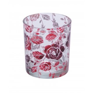 Gehlmann - Glaswindlicht mit Rosen