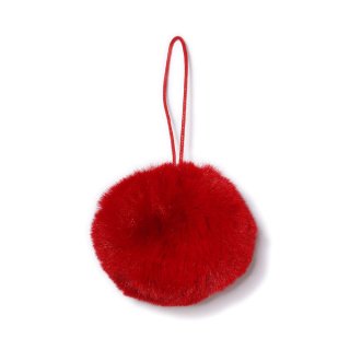 Inge Glas - Fellkugel - 8 cm - Rot
